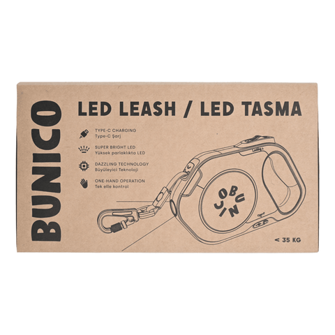 Led Uzatmalı Tasma Mor