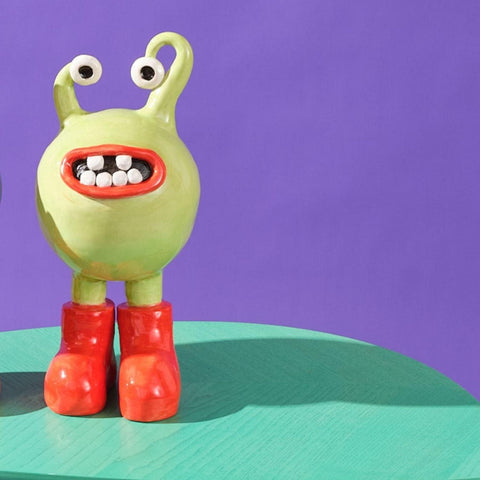 Bunico Monsters Kırmızı Botlu Obje