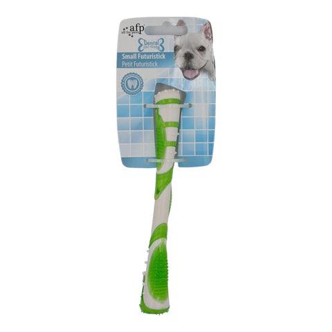 Dental Chews Futuristick diş temizleyici, yeşil beyaz küçük boy çiğneme çubuğu kartonunda