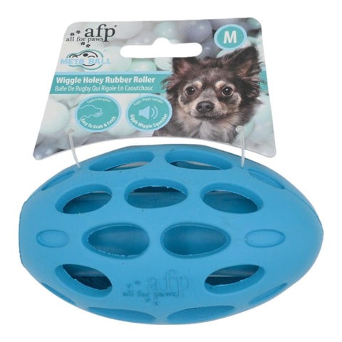 Delikli sesli top, Meta Ball serisinden mavi oval delikli top kartonunda, M boy