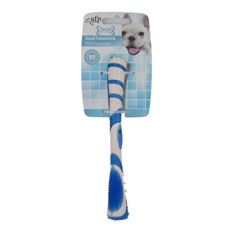 Dental Chews Futuristick diş temizleyici, mavi beyaz küçük boy çiğneme çubuğu kartonunda