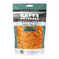 Dana tendon, Baffs Naturals Beef Tendon paketinin ön yüzü, içinde kurutulmuş tendon parçaları