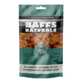 Dana küp ciğer, yeşil Baffs Naturals Beef Lung Cubes paketinin ön yüzü