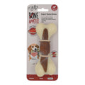 Bone Appetit Super Nylon Bone dana eti aromalı krem ve kahverengi kemik, orta boy ambalajında