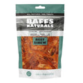 Dana sinir, Baffs Naturals Beef Sinew paketinin ön yüzü, içinde kurutulmuş sinir parçaları