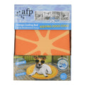 Chill Out Portakal Köpek Serinleme Matı ambalajının ön yüzü, gözlüklü köpek görseli ve 60 cm çap bilgisi